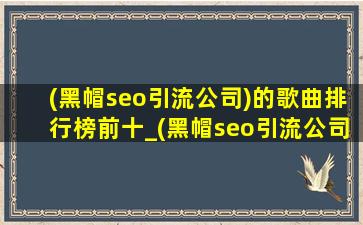 (黑帽seo引流公司)的歌曲排行榜前十_(黑帽seo引流公司)的歌曲排行榜前十名2020
