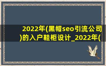 2022年(黑帽seo引流公司)的入户鞋柜设计_2022年(黑帽seo引流公司)的入户鞋柜设计图