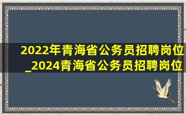 2022年青海省公务员招聘岗位_2024青海省公务员招聘岗位表