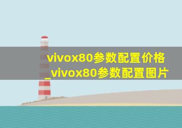 vivox80参数配置价格_vivox80参数配置图片
