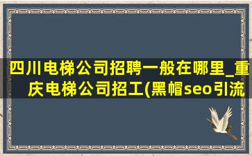 四川电梯公司招聘一般在哪里_重庆电梯公司招工(黑帽seo引流公司)信息