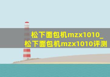 松下面包机mzx1010_松下面包机mzx1010评测