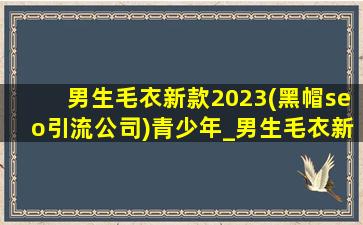男生毛衣新款2023(黑帽seo引流公司)青少年_男生毛衣新款2023(黑帽seo引流公司)