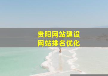 贵阳网站建设网站排名优化